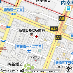 四川料理と広々個室 京華茶楼 新橋店周辺の地図