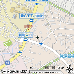 東京都八王子市横川町1194周辺の地図