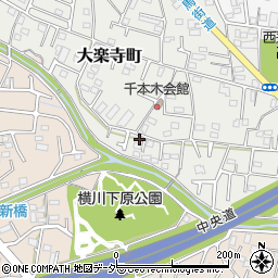 東京都八王子市大楽寺町627周辺の地図
