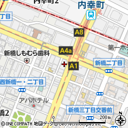 株式会社清建社　田村町作業所周辺の地図