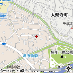東京都八王子市横川町838周辺の地図