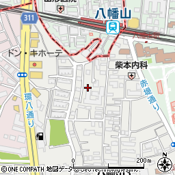 東京都世田谷区八幡山3丁目35周辺の地図