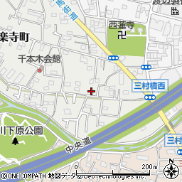 東京都八王子市大楽寺町588周辺の地図