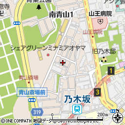 東京都港区南青山1丁目の地図 住所一覧検索 地図マピオン