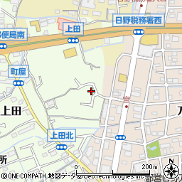 東京都日野市上田307周辺の地図