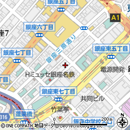 有限会社銀座タイプ印刷社周辺の地図