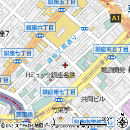 銀座鮨 昇周辺の地図