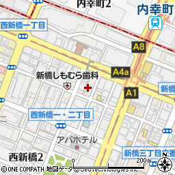 東京都港区西新橋1丁目13-7周辺の地図