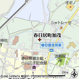 山梨県笛吹市春日居町加茂103周辺の地図