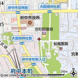 補聴器センター府中周辺の地図