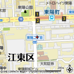 健幸堂薬局東陽町店周辺の地図