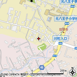 東京都八王子市弐分方町694-16周辺の地図