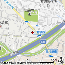 東京都八王子市大楽寺町576周辺の地図