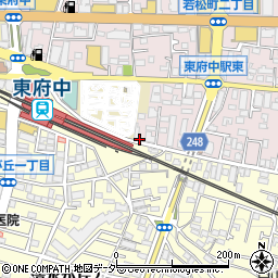 名鉄協商府中第１東府中駅前駐車場周辺の地図