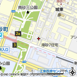 東京都江東区南砂7丁目1-1周辺の地図