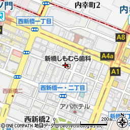東京都港区西新橋1丁目10-7周辺の地図
