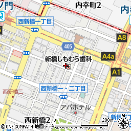 東京都港区西新橋1丁目10-7周辺の地図