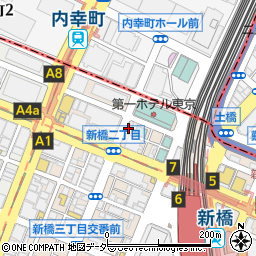 焼肉 龍 新橋3号店周辺の地図