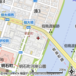 東京都中央区明石町6周辺の地図