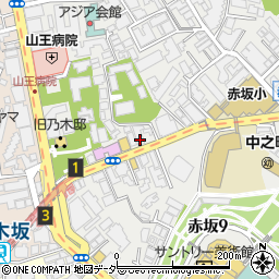 乃木坂 しん周辺の地図