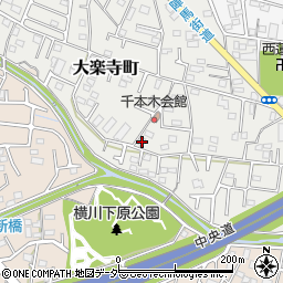 東京都八王子市大楽寺町604周辺の地図