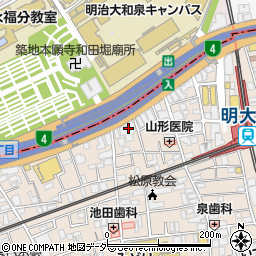 新光土地建物株式会社周辺の地図