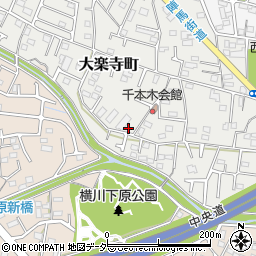 東京都八王子市大楽寺町621周辺の地図
