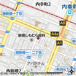 千串屋 西新橋店周辺の地図