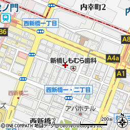 東京都港区西新橋1丁目10-8周辺の地図