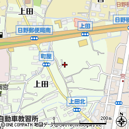 東京都日野市上田241周辺の地図
