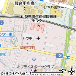 帝国データバンク甲府支店周辺の地図
