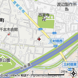 東京都八王子市大楽寺町583周辺の地図