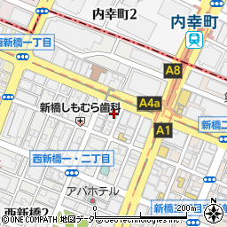 東京都港区西新橋1丁目13-1周辺の地図