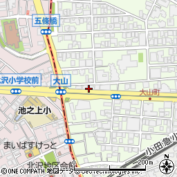 東京都渋谷区大山町18周辺の地図