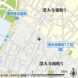 東京都調布市深大寺南町5丁目52-9周辺の地図