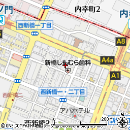 東京都港区西新橋1丁目10-5周辺の地図