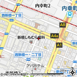 ピアシス 虎ノ門店周辺の地図