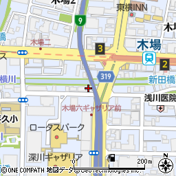 薬局日本メディカルシステム 木場店周辺の地図