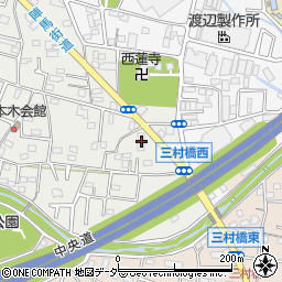 東京都八王子市大楽寺町579周辺の地図