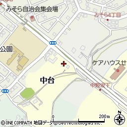 千葉県四街道市中台640周辺の地図