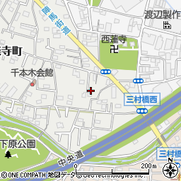 東京都八王子市大楽寺町586周辺の地図