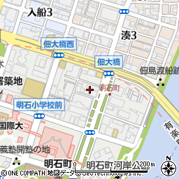 東京都中央区明石町4周辺の地図