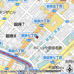 エスカイヤクラブ 銀座花椿店周辺の地図