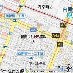 日土地西新橋ビル周辺の地図