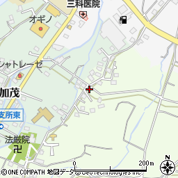 山梨県笛吹市春日居町小松105-2周辺の地図