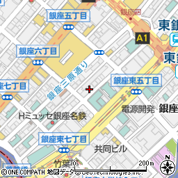 東京都中央区銀座6丁目13-9周辺の地図