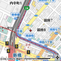 銀座くらはし周辺の地図