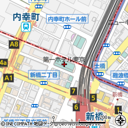 第一ホテル東京 ラウンジ21周辺の地図