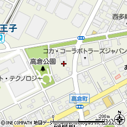 東京都八王子市高倉町12周辺の地図