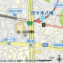首都高速中央環状新宿線周辺の地図